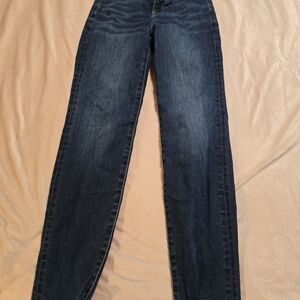 American Eagle Outfitters Dark Blue Straight Leg Jeans